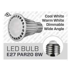 8W PAR20 DIMMABLE SMD LED BULB