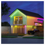 SMART PERMENANT EXTERIOR STRING LIGHT - RGBICW - 60W - 1800LM - 100FT - 60PCS LIGHT HEADS - IP65 - CONTROLLED BY
