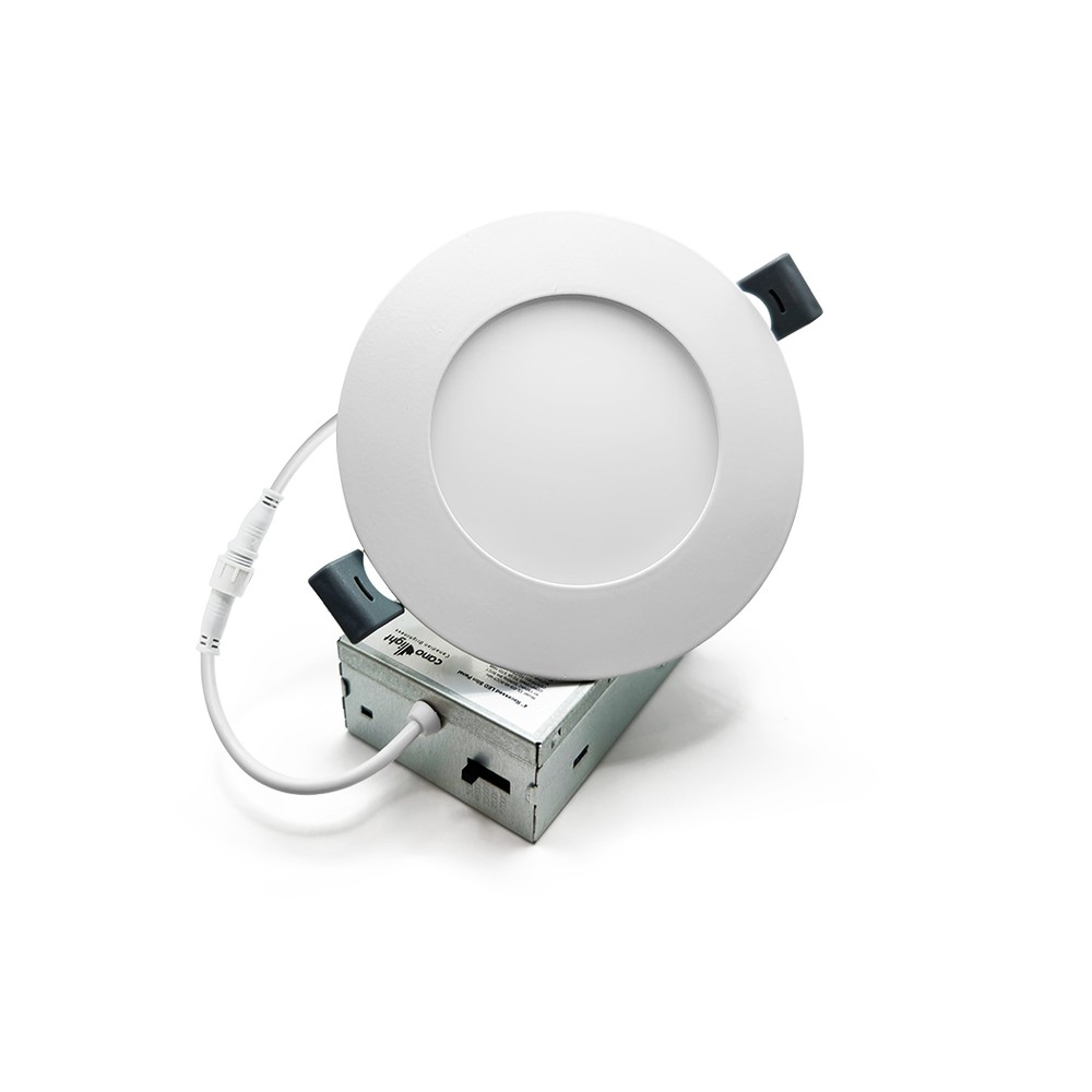 3 INCHES SMD DOWNLIGHT 6W 90-130 V AC - IP20  -UP TO 530LM  -CRI>85 - 5CCT -120deg -5 YEARS WARRANTY - WHITE