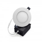 4 INCHES SMD DOWNLIGHT WITH NIGHTLIGHT 9+2 W - 90-130 V AC IP20  - 800 LM - CRI>85 5CCT - DIMMABLE  - 120 ° -