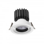 4INCHES ROUND 18W DOWNLIGHT - CRI>90 3000K 90LM/W TRIAC DIMMABLE 36deg WHITE BODY