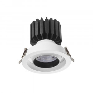 4INCHES ROUND 18W DOWNLIGHT - CRI>90 3000K 90LM/W TRIAC DIMMABLE 36deg WHITE BODY