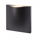SURFACE MOUNTED WALL LIGHT 1143 - 15W - 752LM CRI>80  -97deg - 110-220 V AC - 3000K - IP54 -3 YEARS WARRANTY - BLACK