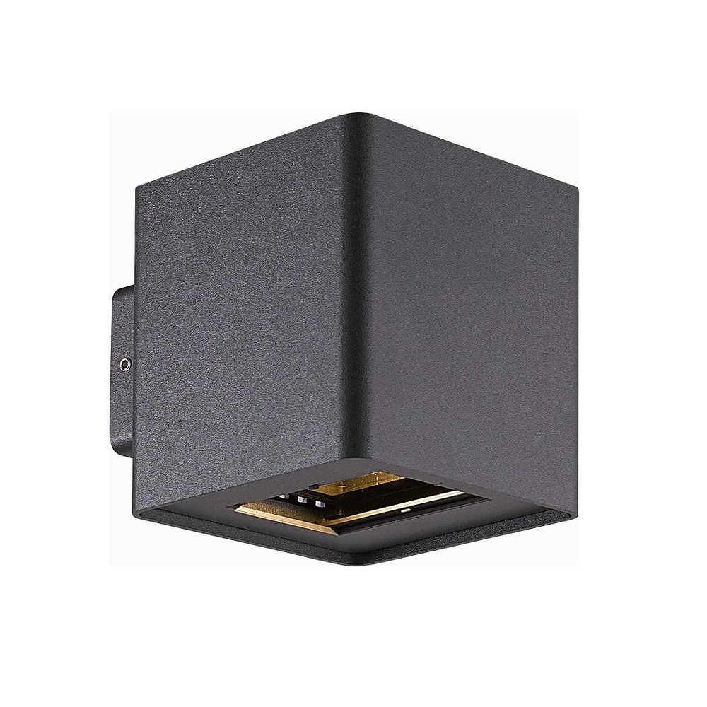 SURFACE MOUNTED WALL LIGHT 2542 - 10W - 883LM - CRI>80 - 30°~130° - 110-220 V AC - 3000K - IP54 - BLACK