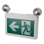 ENSEIGNE DE SORTIE D'URGENCE LED RUNNING MAN COMBO (PLASTIQUE)