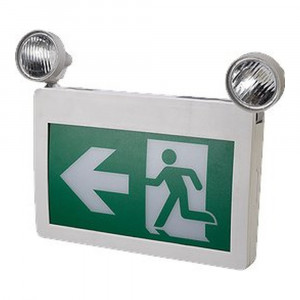 ENSEIGNE DE SORTIE D'URGENCE LED RUNNING MAN COMBO (PLASTIQUE)