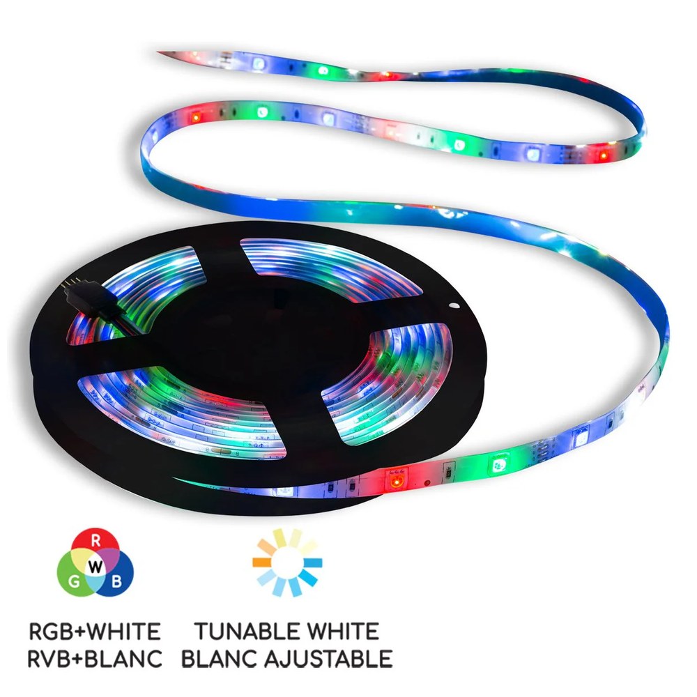 RGBW Smart Home WiFi LED Strip 10ft 21W RGB Plus White 3000K