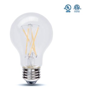 A19 LED FILAMENT 7W - 800LMN - 3000K - DIMMABLE