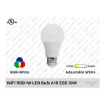 WIFI RGB+W LED BULB A19 E26 10W