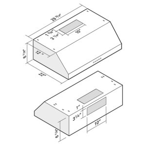 Hotte de Cuisine - Lumifaro - AF24230-AL