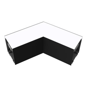 AL ARCHITECTURAL LINEAR - STRIP LIGHTS - ACCESSORIES - 120DEG CONNECTOR - AL-120-CON-BK