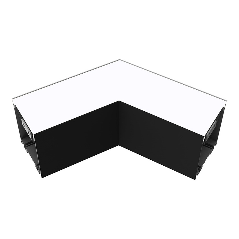 AL ARCHITECTURAL LINEAR - STRIP LIGHTS - ACCESSORIES - 120DEG CONNECTOR - AL-120-CON-BK