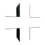 AL ARCHITECTURAL LINEAR - LUMINAIRES LINÉAIRES EN BANDE - ACCESSOIRES - CONNECTEUR EN X - AL-X-CON-BK
