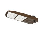 Luminaire de zone V3 500-450-400W 120-347V 57K BRONZE TRANSPARENT TYPE3M BASE CAPTEUR DE MOUVEMENT TWIST LOCK PHOTO DLC PREMIUM - DLC