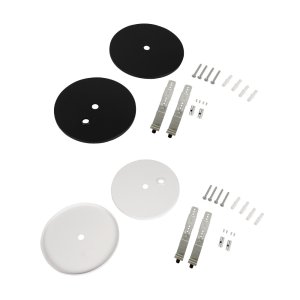 KIT D'INSTALLATION CANOPY POUR PLAFOND SUSPENDU (CORDON D'POWER SUPPLY VENDU SÉPARÉMENT) (NOIR = ALS-DRP-BK &