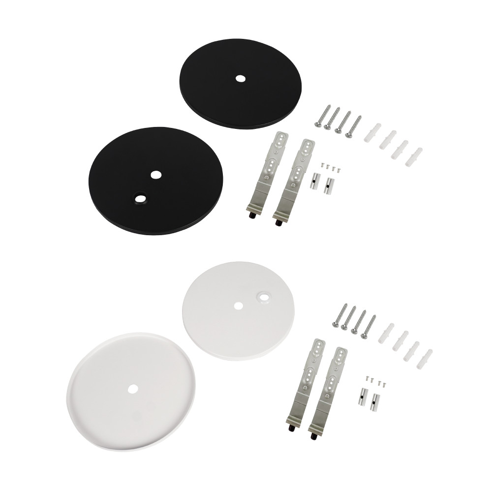 KIT D'INSTALLATION CANOPY POUR PLAFOND SUSPENDU (CORDON D'POWER SUPPLY VENDU SÉPARÉMENT) (NOIR = ALS-DRP-BK &