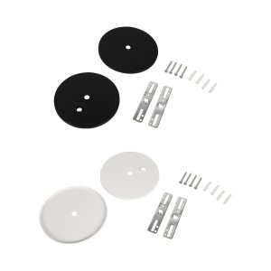 KIT D'INSTALLATION CANOPY POUR CLOISON SÈCHE (CORDON D'ALIMENTATION VENDU SÉPARÉMENT) (NOIR = ALS-DWC-BK & BLANC =