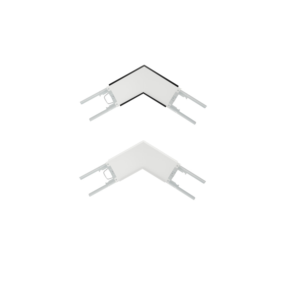 V-CONNECTOR FOR ARCHITECTURAL LED LINEAR STRIP (BLACK = ALS-V-CONN-BK & WHITE = ALS-V-CONN-WH)