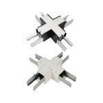 X-CONNECTOR FOR ARCHITECTURAL LED LINEAR FIXTURE (BLACK = ALS-X-CONN-BK & WHITE = ALS-X-CONN-WH)