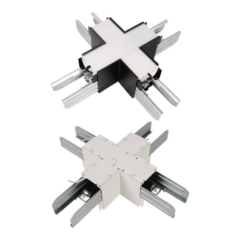 CONNECTEUR EN X POUR LUMINAIRE LINÉAIRE ARCHITECTURAL LED