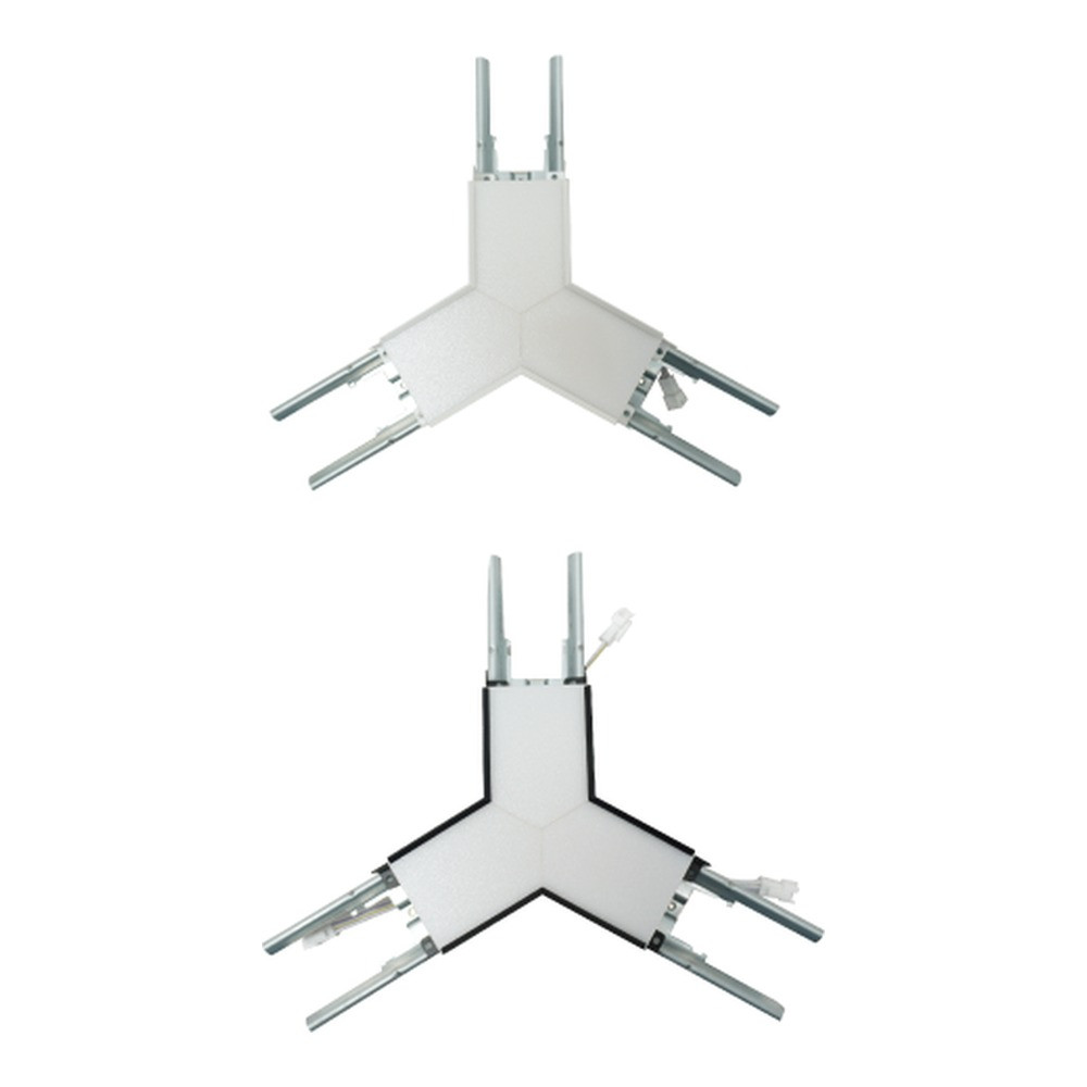 Y-CONNECTOR FOR ARCHITECTURAL LED LINEAR STRIP (BLACK = ALS-Y-CONN-BK & WHITE = ALS-Y-CONN-WH)