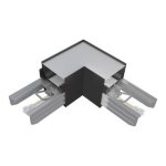 ALV ARCHITECTURAL LINEAR, STRIP LIGHTS, ACCESSORIES, L CONNECTOR, 90°, DIRECT, BLACK