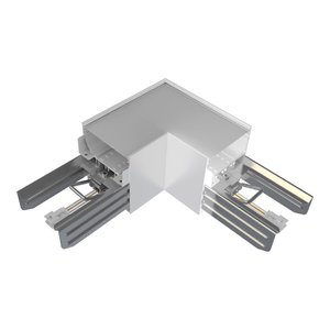ALV ARCHITECTURAL LINEAR, STRIP LIGHTS, ACCESSORIES, L CONNECTOR, 90°, DIRECT, WHITE