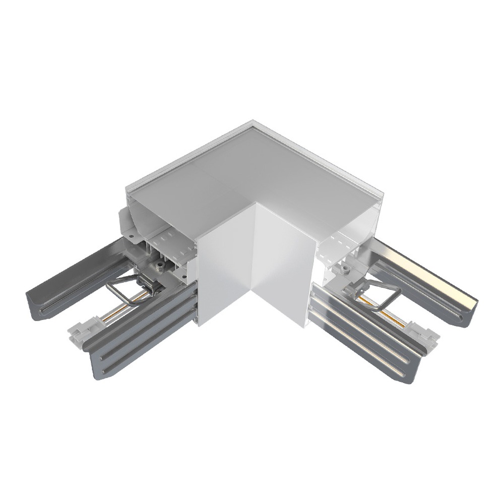 ALV ARCHITECTURAL LINEAR, STRIP LIGHTS, ACCESSORIES, L CONNECTOR, 90°, DIRECT, WHITE