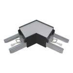 ALV ARCHITECTURAL LINEAR, STRIP LIGHTS, ACCESSORIES, V CONNECTOR, 120°, DIRECT, BLACK