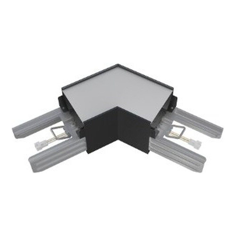 ALV ARCHITECTURAL LINEAR, STRIP LIGHTS, ACCESSORIES, V CONNECTOR, 120°, DIRECT, BLACK