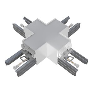 ALV ARCHITECTURAL LINEAR, STRIP LIGHTS, ACCESSORIES, X CONNECTOR, DIRECT, WHITE