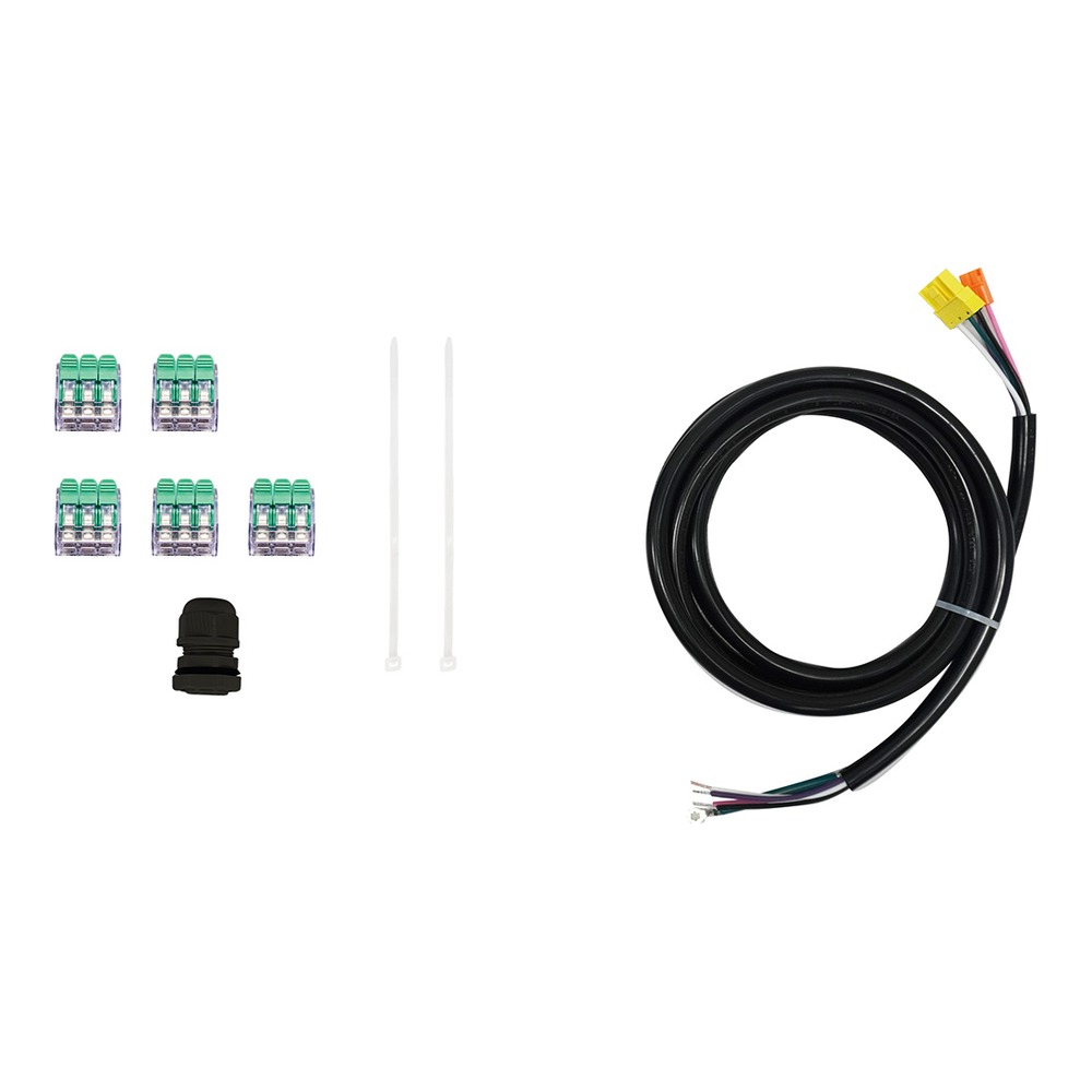 ALV ARCHITECTURAL LINEAR, STRIP LIGHTS, ACCESSORIES, POWER AND DIMMING CORD, 5-WIRE, BLACK, 6FT