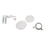 ALV ARCHITECTURAL LINEAR, STRIP LIGHTS, ACCESSORIES, SUSPENSION KIT, SILVER AIRCRAFT CABLE, WHITE CANOPY, 6FT