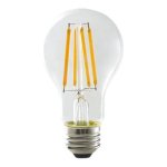 FILAMENT ARTISAN A19 - LOW NON-VISIBLE FLICKER - 8W - 800LM - 40K - DIMMABLE - CLEAR