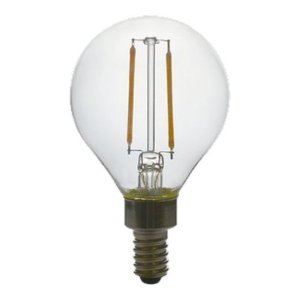 ARTISAN FILAMENT LED BULB G16.5 - LOWFLICKER - 5W - 500LM - 2700K - E12 - DIMMABLE - CLEAR