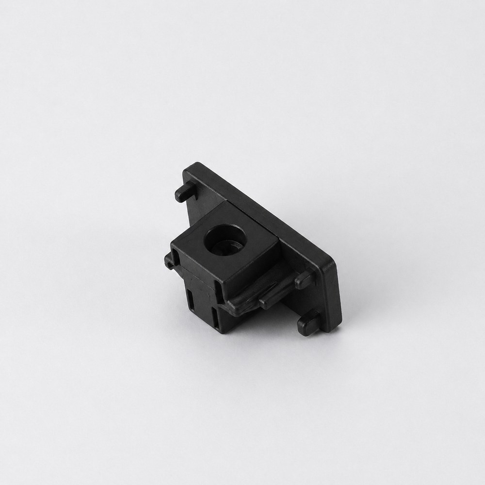 AST TRACK - END CAP - H TYPE - 1 CIRCUIT - BLACK