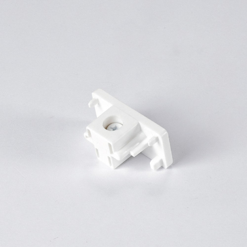 AST TRACK - END CAP - H TYPE - 1 CIRCUIT - WHITE