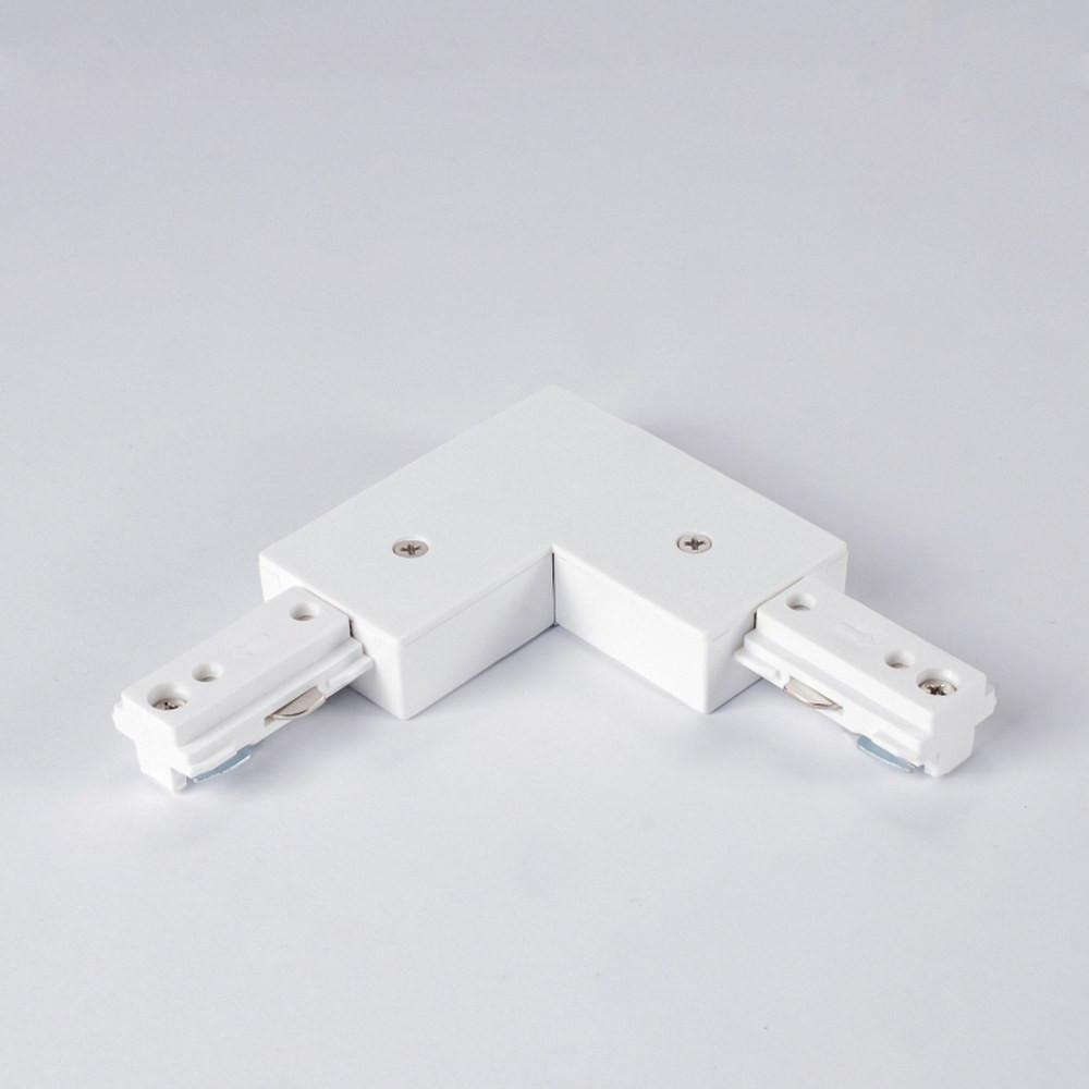 RAIL AST - CONNECTEUR EN L - TYPE H - 1 CIRCUIT - BLANC