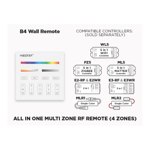 B4 - 4 ZONE RF WALL REMOTE FOR ALL TYPES OF LED STRIPS