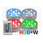 BATTERY POWERED RGB LED PUCK LIGHT