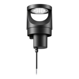 BORNE LUMINEUSE LED BL01 - 14W (PUISSANCE SÉLECTIONNABLE) - 3000K/4000K/5000K - 120-347V - NOIR