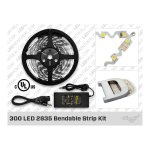 12V SINGLE COLOR 2835 BENDABLE LED STRIP 300 LEDS KIT