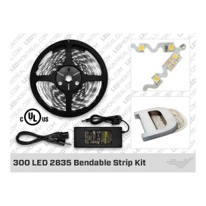 12V SINGLE COLOR 2835 BENDABLE LED STRIP 300 LEDS KIT