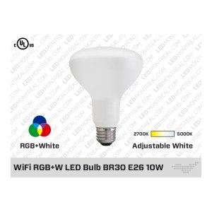 WIFI RGB+W LED BULB BR30 E26 10W