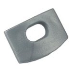 Capuchons d'extrémité - Carré - Ouvert (Extrusions en aluminium profil carré)