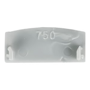 End Caps - Square-Wide - Closed (Square-Wide Profile Aluminum Extrusions)