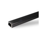 Lentille (Extrusions en aluminium carré) - Noir
