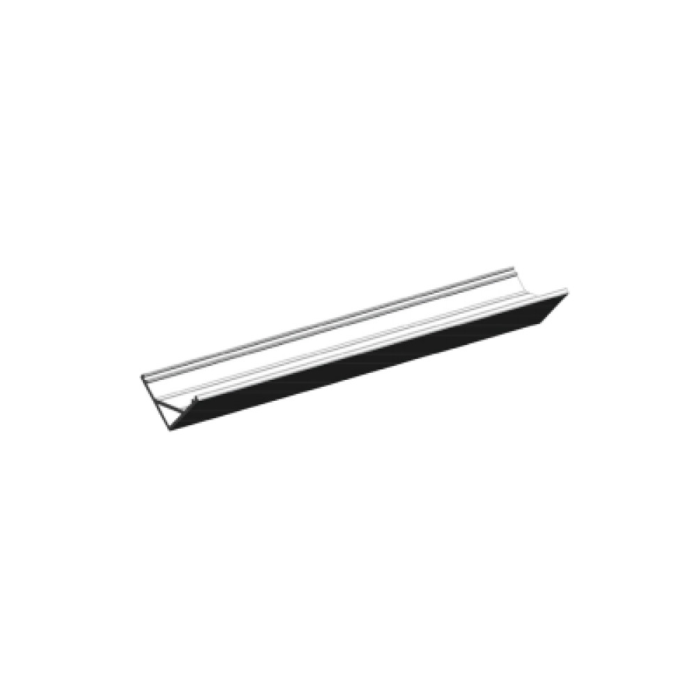 Lentille (Extrusions en aluminium profil V) - Blanc