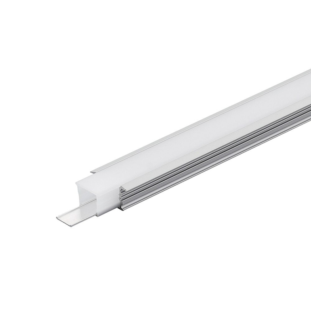 ETANCHE ALUMINUM PROFILE 1217A AVEC 6PCS DE PLASTIC ET ETANCHE SILICON END CAP - AVEC BLANC IP65 PC