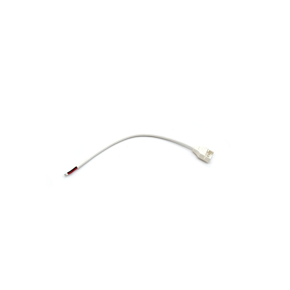 ACCESSORY WATERPROOF CSP STRIP LIGHT 8MM PCB WIDTH WIRE TO PCB CONNECTOR WITH WIRE IP67 (RED:+/BLACK:-) 2PIN